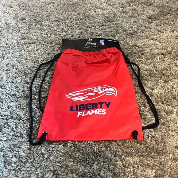 NWT college classics red Liberty Flames drawstring bag - Picture 1 of 3